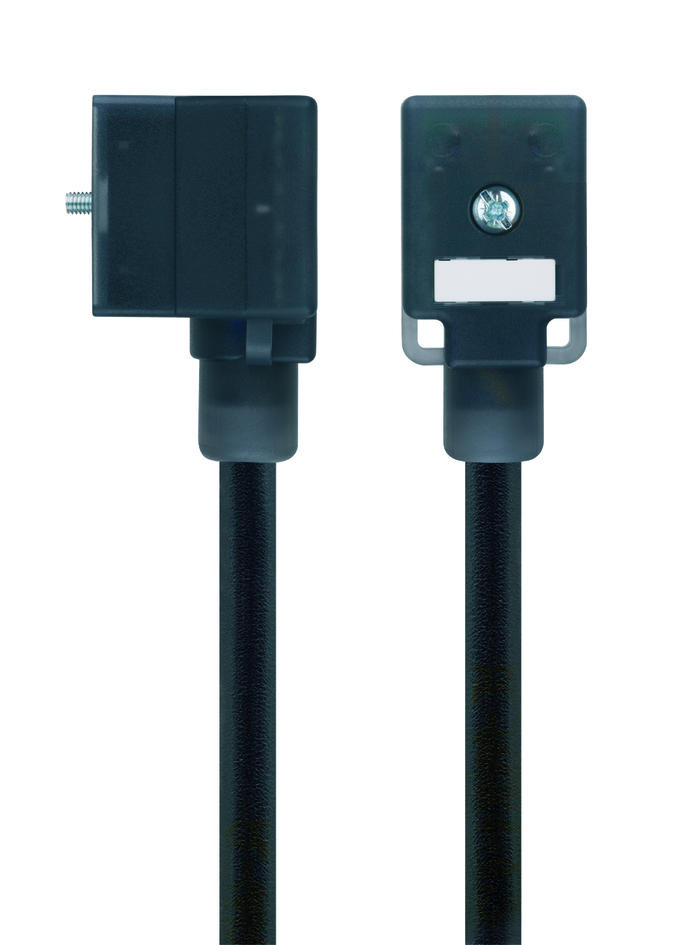 Valve connector, housing style BI, 2+PE, sensor-/actuator cable