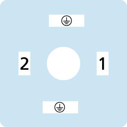 Ventilstecker, Bauform C, 2+PE gebrückt, M12, Stecker, gerade, 5-polig, Transildiode, Sensor-/Aktorleitung