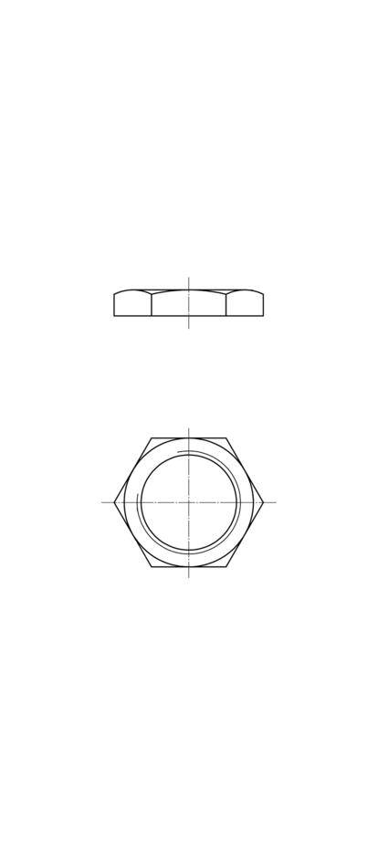 Spare nuts for receptacle, M8, A/F10