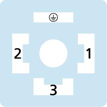 Ventilstecker, Bauform A, 3+PE, Transildiode, Sensor-/Aktorleitung
