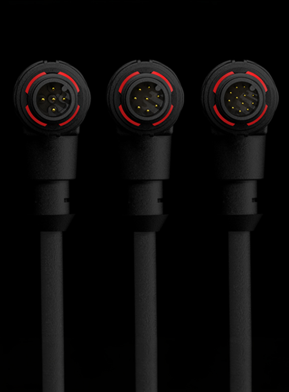 ESCHA M12 push-pull connectors, A-coded variants