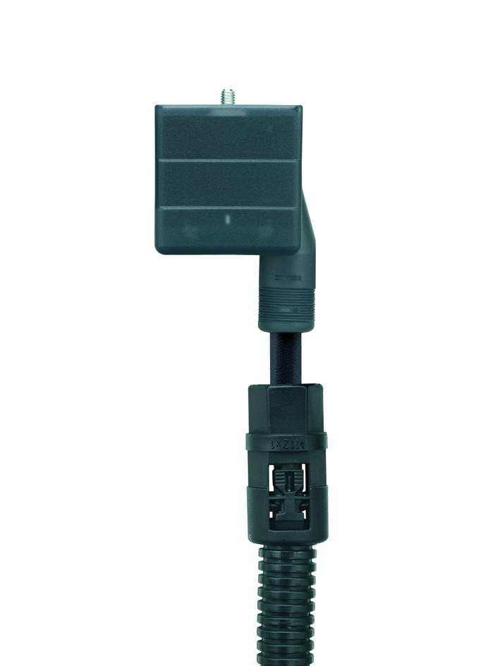 Valve connector, housing style A, straight, 2+PE, sensor-/actuator cable