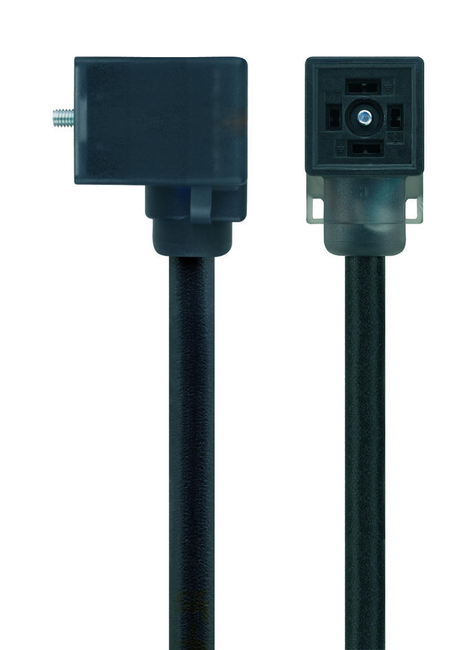 Ventilstecker, Bauform C, 2+PE, Sensor-/Aktorleitung