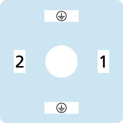 Ventilstecker, Bauform CI, 2+PE gebrückt, M12, Stecker, gerade, 5-polig, Z-Diode, Sensor-/Aktorleitung