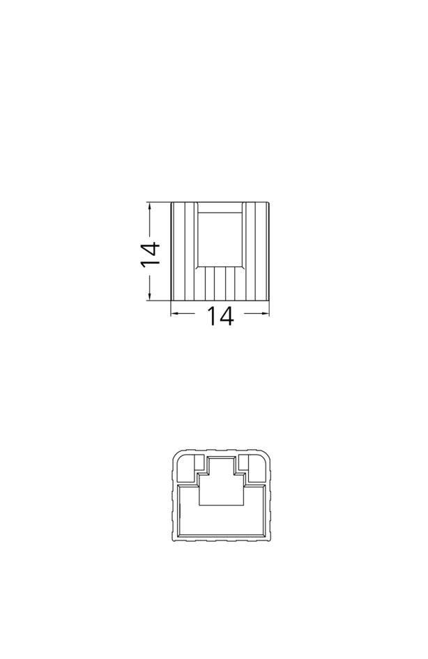 防尘帽, RJ45, 透明色