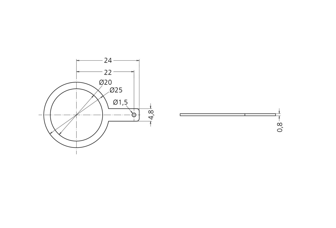 Solder tags, M20