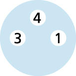 Y-Verteiler, M8, Stecker, gerade, 3-polig, M8, Buchse, gerade, 3-polig, M8, Buchse, gerade, 3-polig