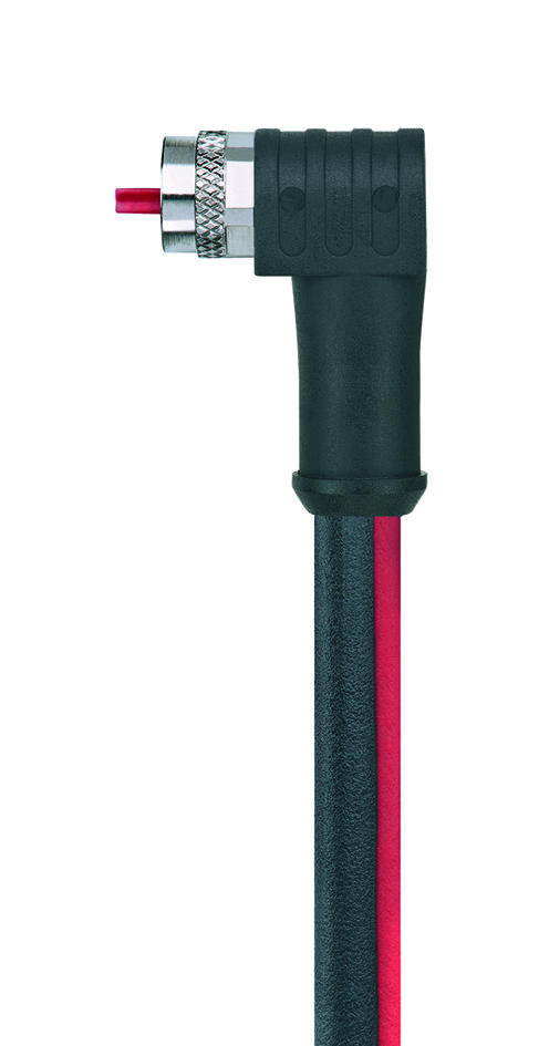 M8, Buchse, gewinkelt, 4-polig, P-codiert, geschirmt, Industrial Ethernet