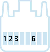 RJ45, male, straight, 4 poles, shielded, Industrial Ethernet 100 MBit/s