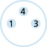 Y-Verteiler, M8, Stecker, gerade, 3-polig, M8, Buchse, gerade, 3-polig, M8, Buchse, gerade, 3-polig
