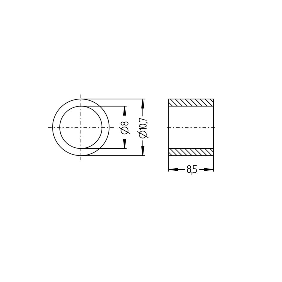 Dichtung konfektionierbare Steckverbinder, M12, VPE 100
