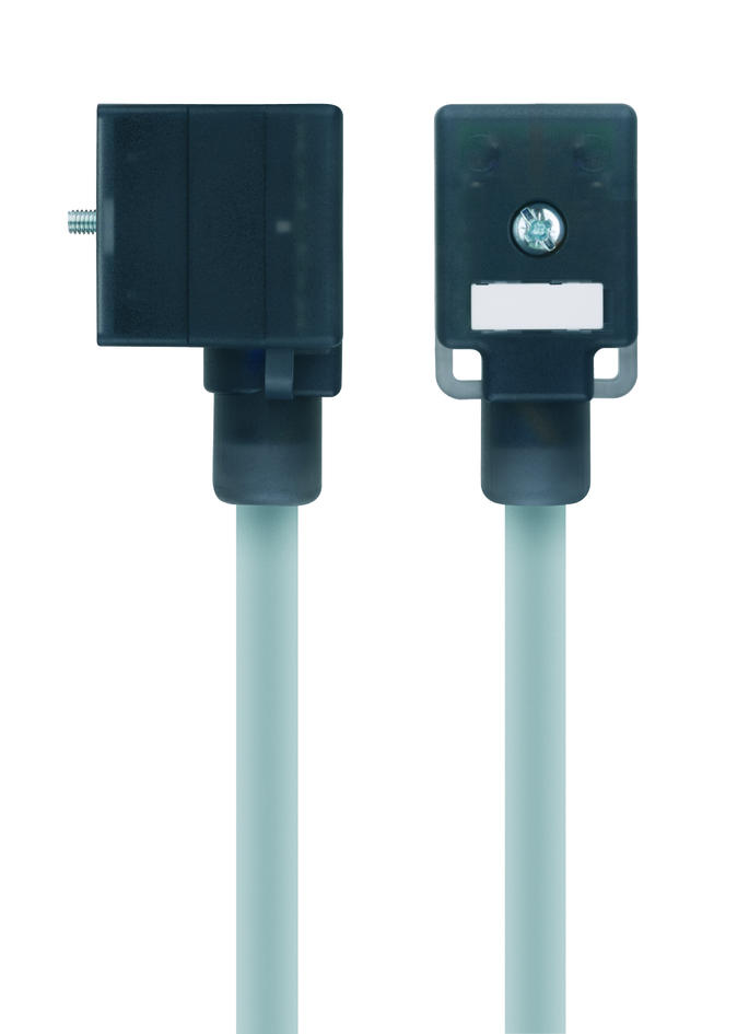 Ventilstecker, Bauform B, 2+PE, Sensor-/Aktorleitung