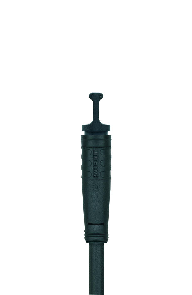 protective cap, Ø8mm snap female, black, QTY 100