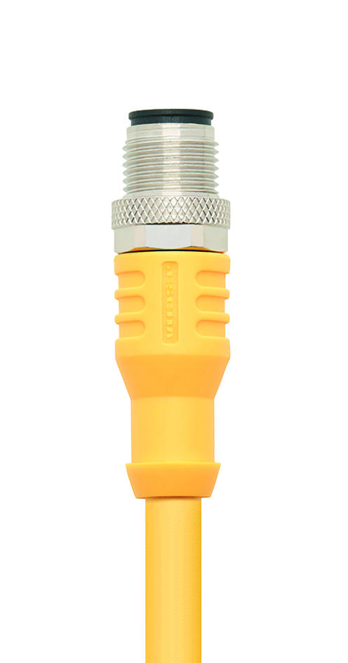 M12, female, angled, 5 poles, M12, male, straight, 5 poles, sensor-/actuator cable