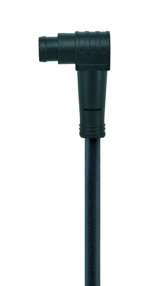 Ø8mm snap, Stecker, gewinkelt, 4-polig, Sensor-/Aktorleitung