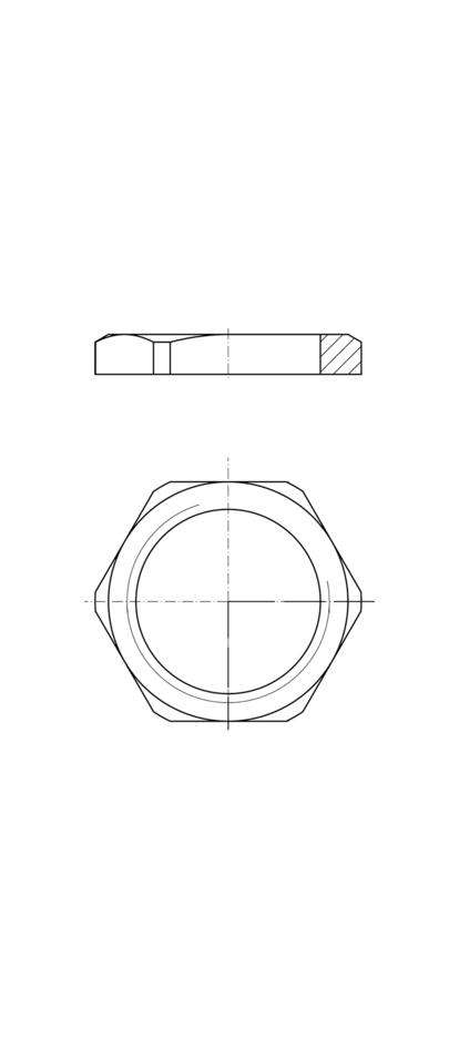 Spare nuts for receptacle, QTY 1