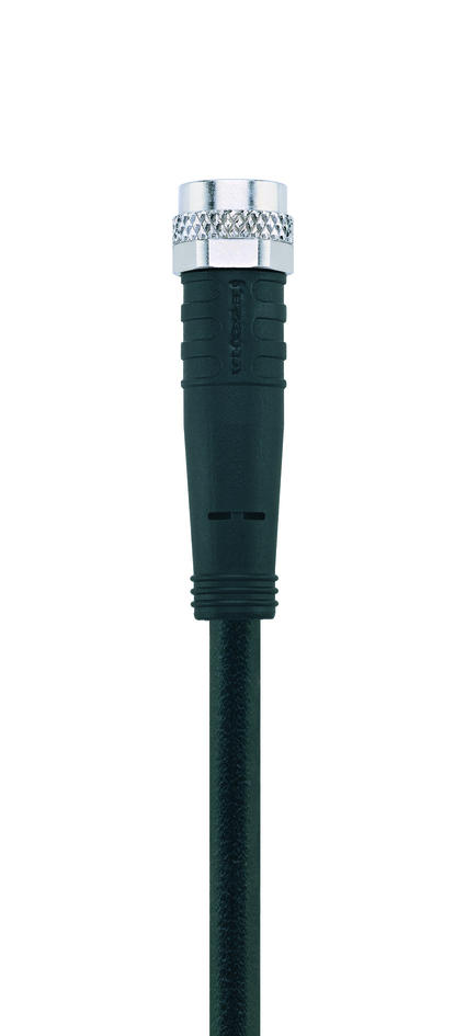 M8, female, straight, 4 poles, sensor-/actuator cable