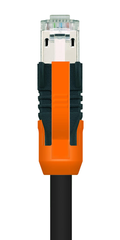 Entriegelungsclips, RJ45, orange, VPE 10