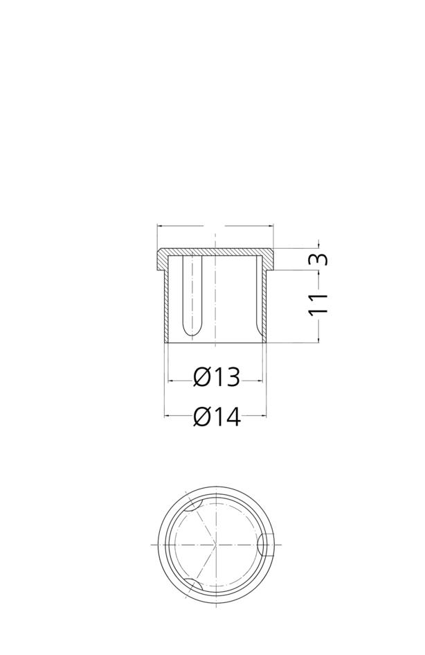 Dustproof-cap, M12, transparent, QTY 100