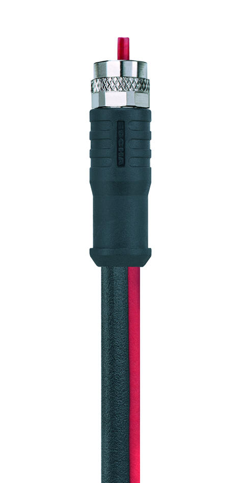 M8, 母头, 直型, 4针脚, M8, 公头, 直型, 4针脚, 屏蔽, 工业以太网