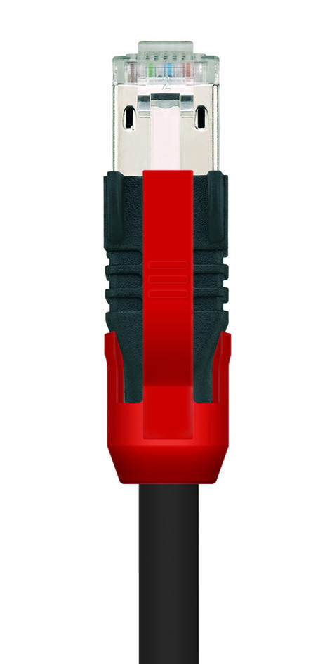Entriegelungsclips, RJ45, rot, VPE 10