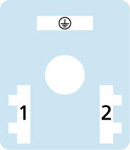 Ventilstecker, Bauform BI, 2+PE, Varistor, Sensor-/Aktorleitung