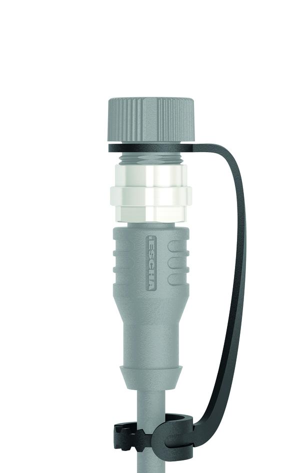Anti-loss device for screw cap M12, black