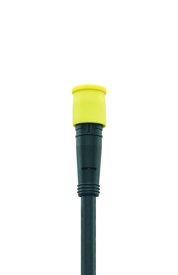 Dustproof-cap, Ø8mm snap, yellow, QTY 500